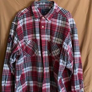 American Eagle Big Jack heavy button up shirt, xl